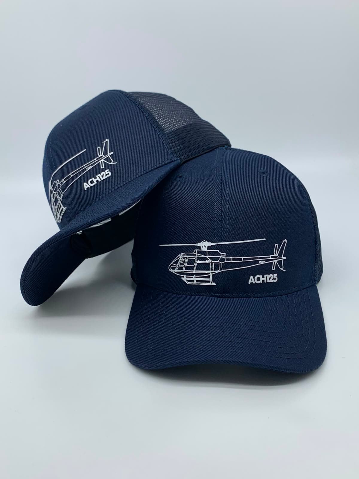 FLIGHT CAP - AIRBUS ACH125 AZUL (N. 38/26) — foto 2